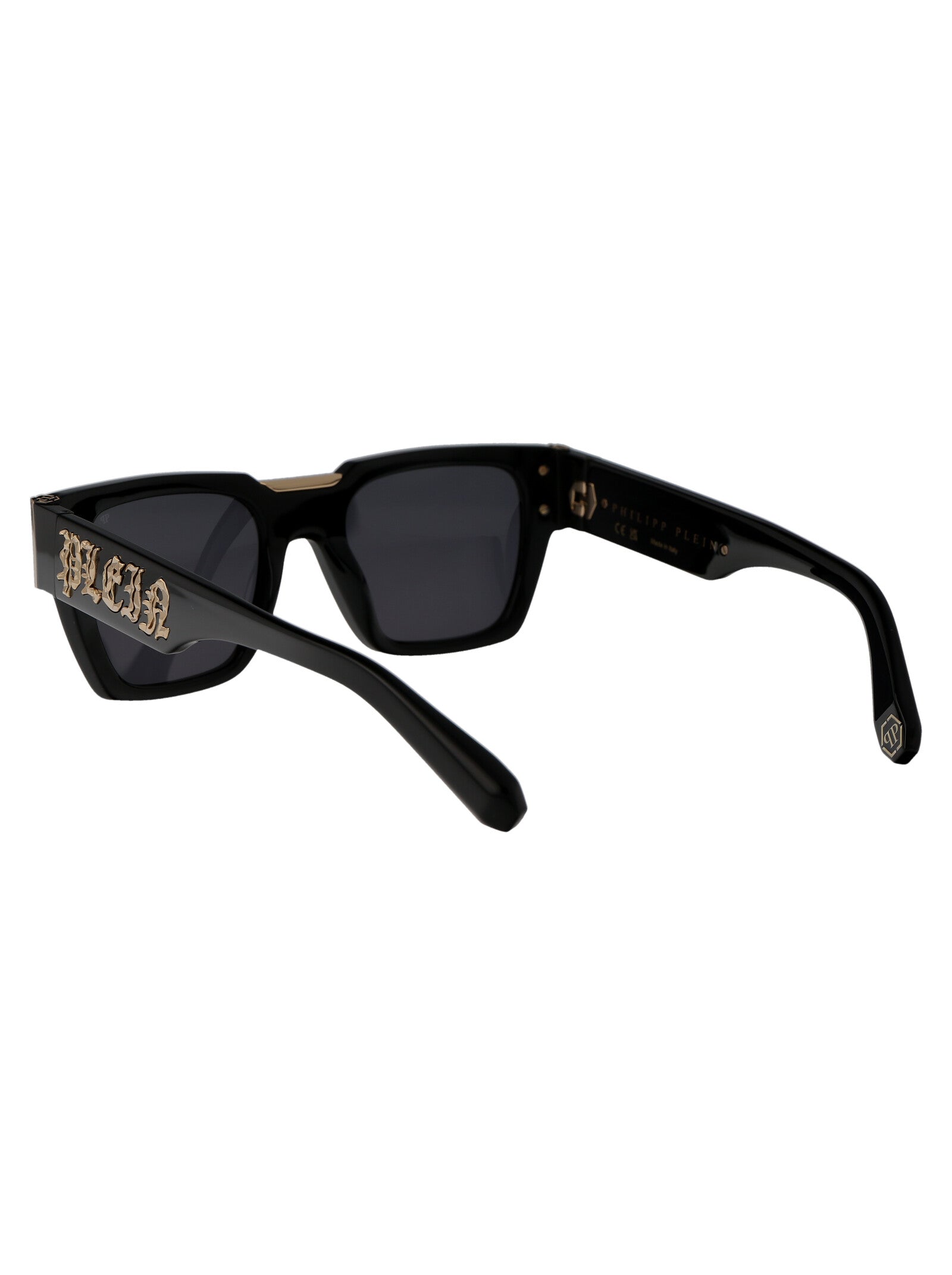Spp095m 0700 Black Acetate Sunglasses