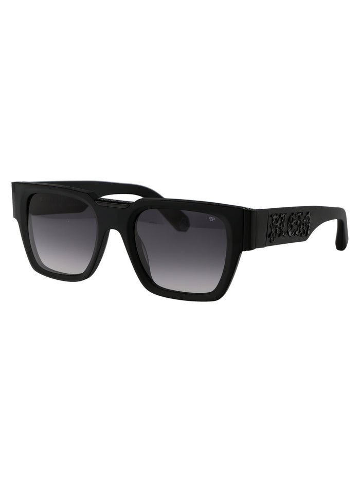 Spp095m 0703 Black Acetate Sunglasses