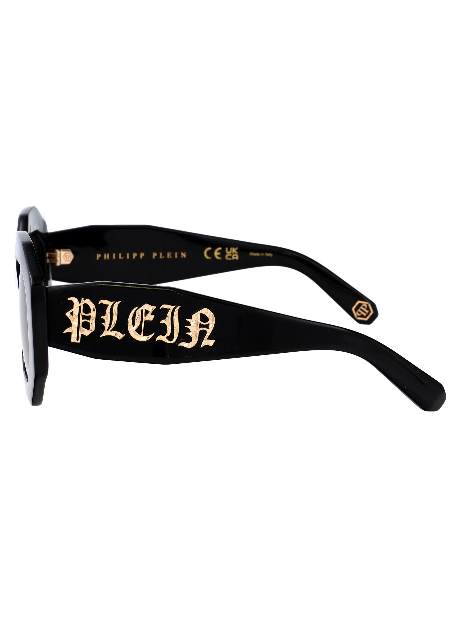 Spp098m 0700 Black Acetate Sunglasses