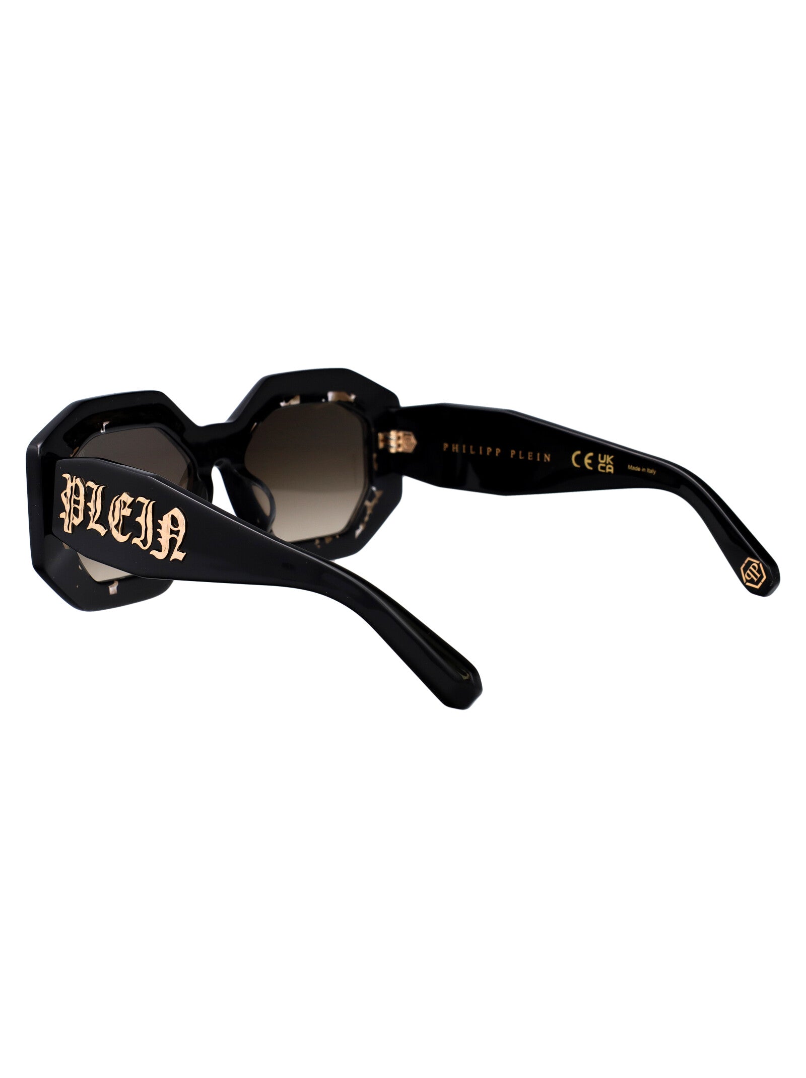 Spp098m 0700 Black Acetate Sunglasses