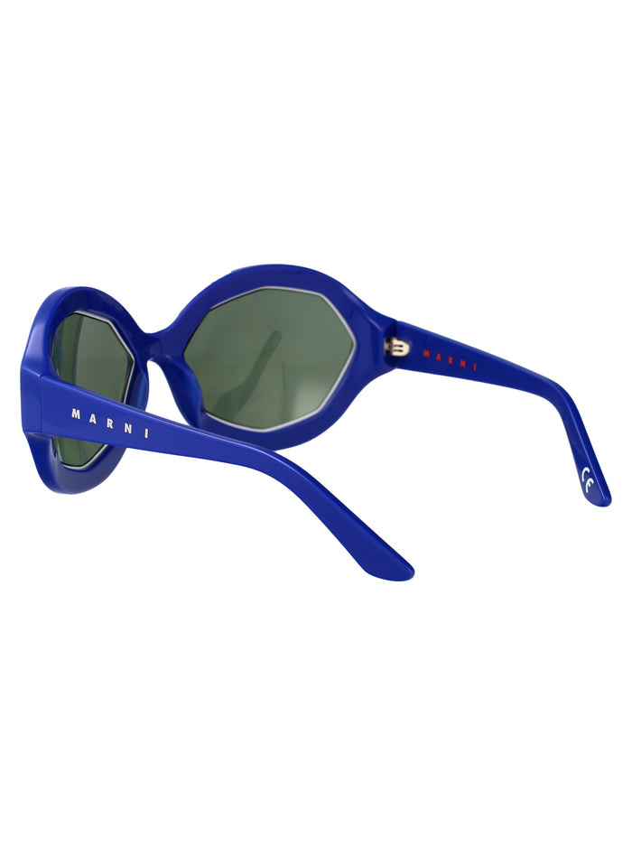 Je3 Blue Acetate Sunglasses