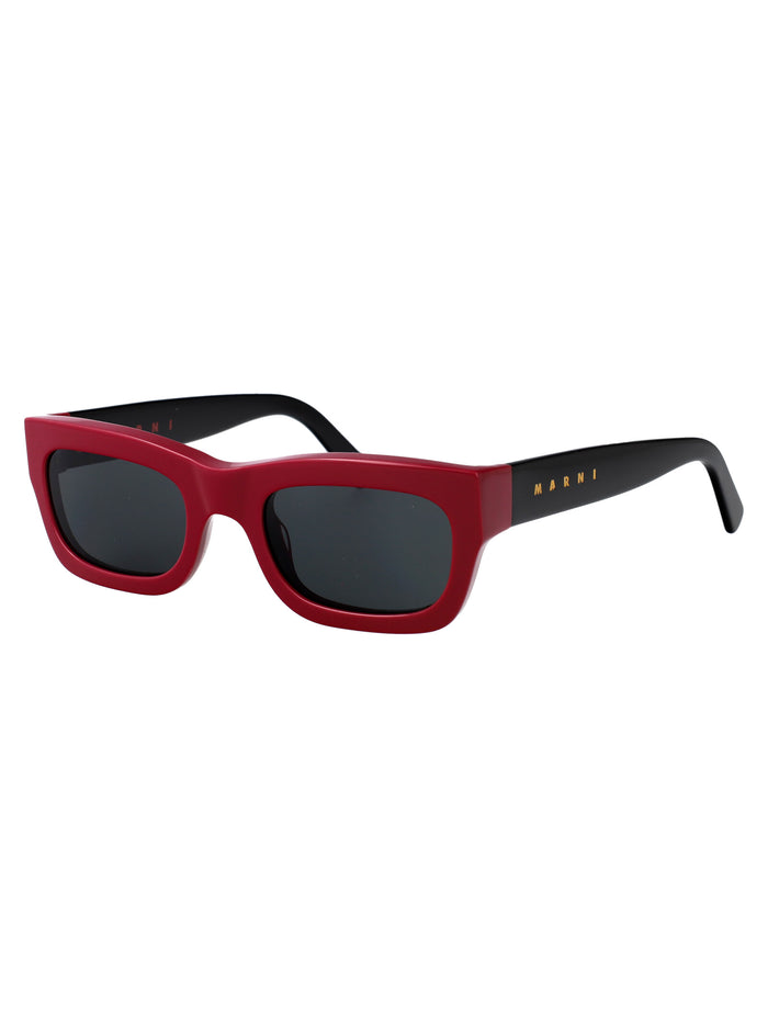 Kfk Red Falls Bordeaux Acetate Sunglasses