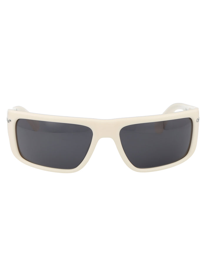 Bologna 0107 White Acetate Sunglasses