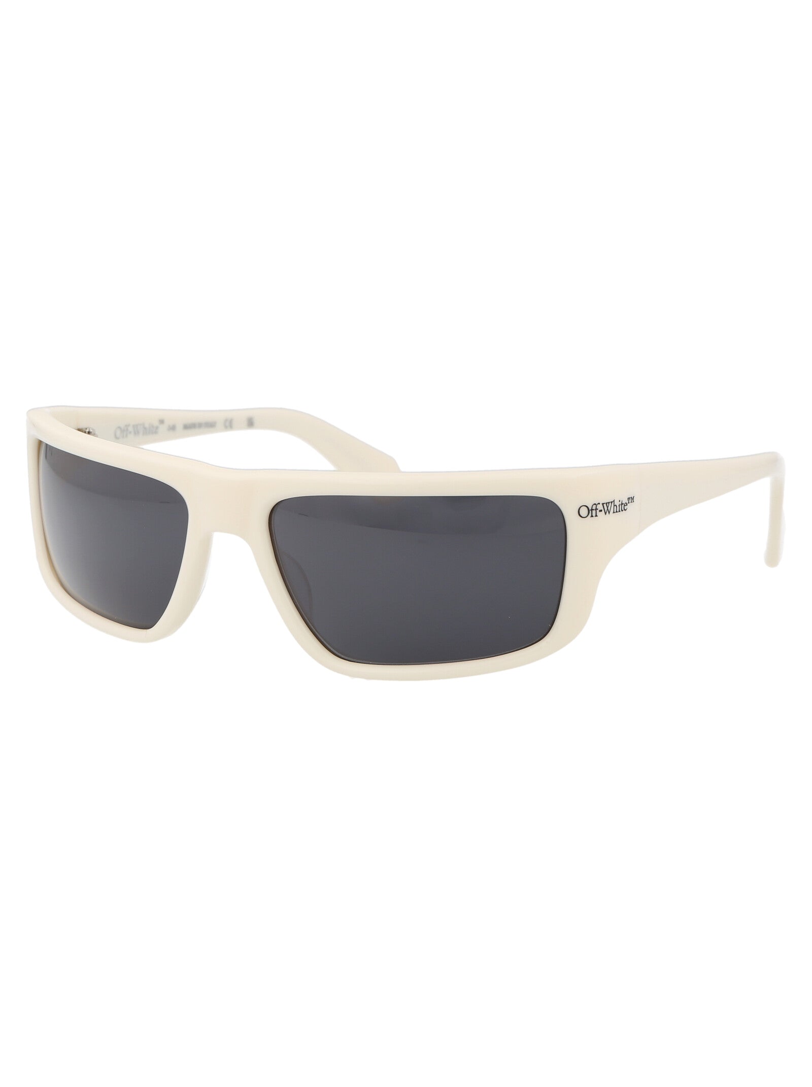 Bologna 0107 White Acetate Sunglasses