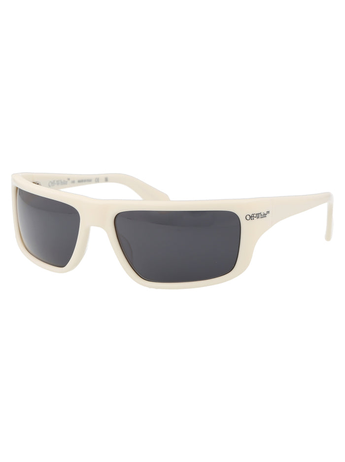 Bologna 0107 White Acetate Sunglasses