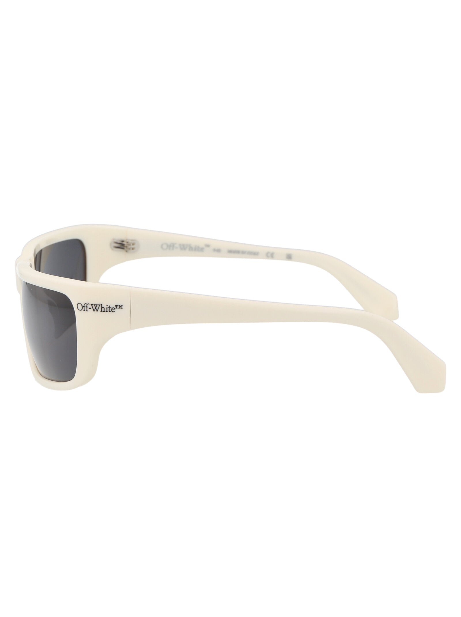 Bologna 0107 White Acetate Sunglasses