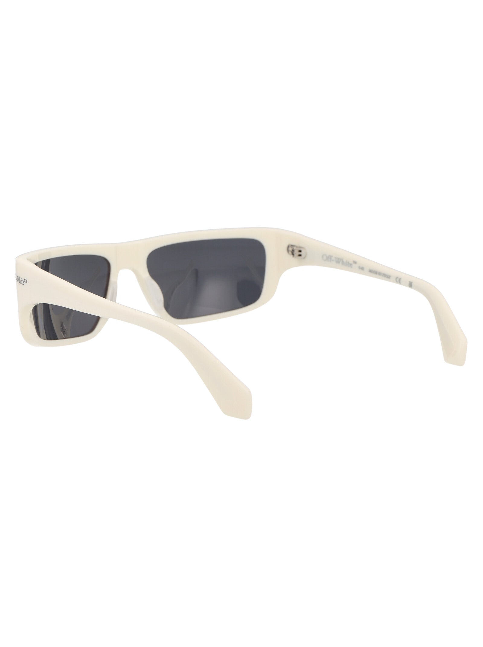Bologna 0107 White Acetate Sunglasses