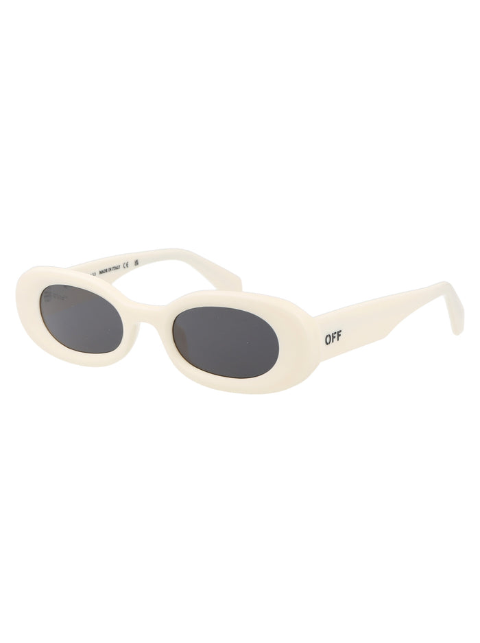 Amalfi 0107 White Acetate Sunglasses