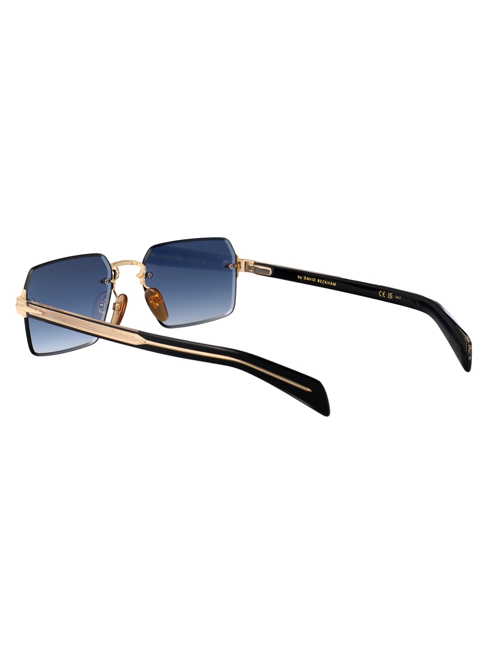 Db 7109-S Gold Green Metal Sunglasses