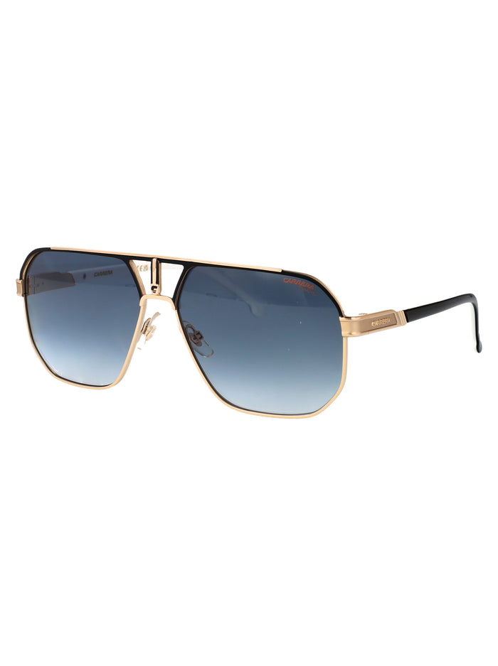 Carrera 1062-S Black Gold Stainless Steel Sunglasses