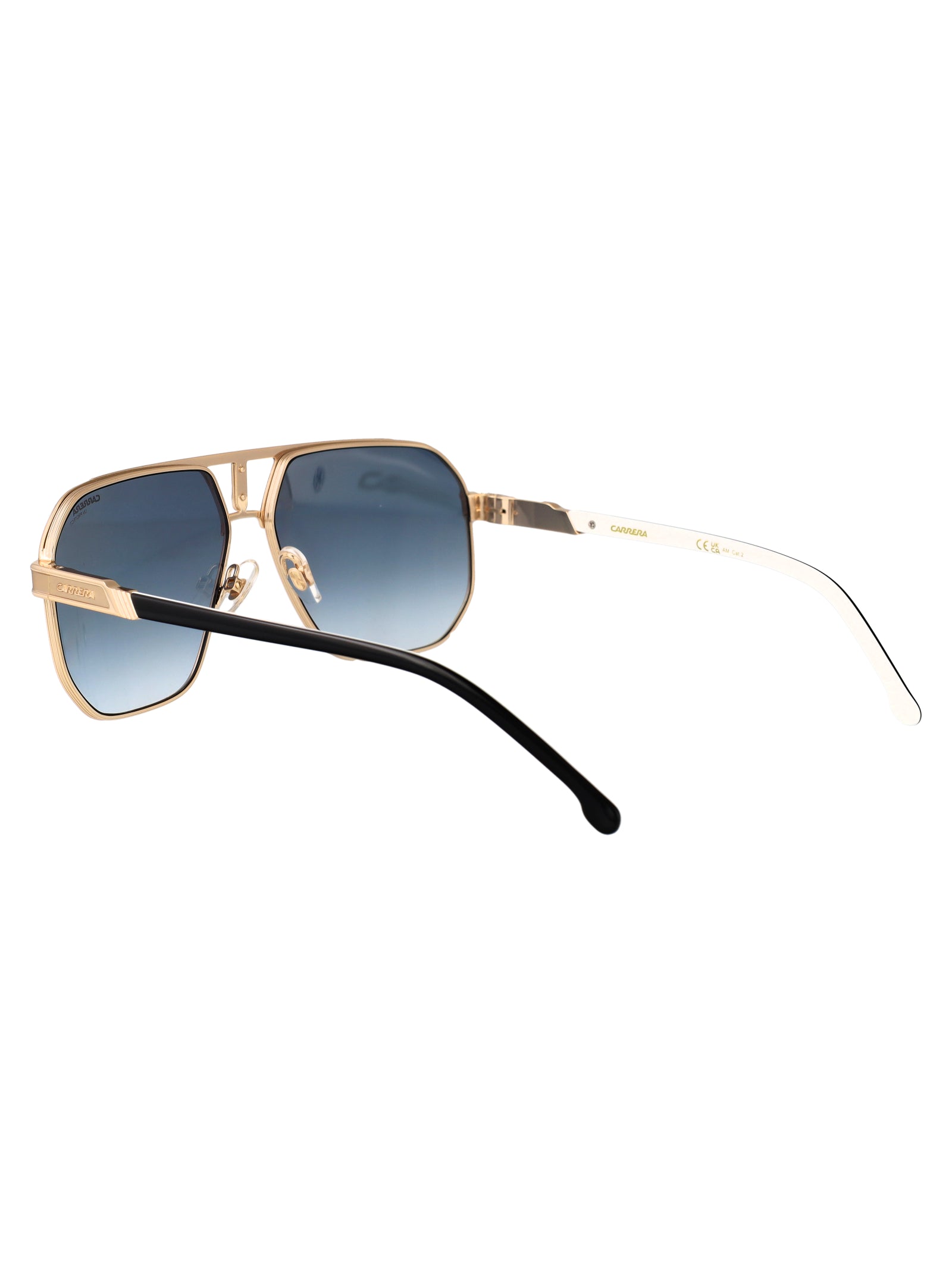 Carrera 1062-S Black Gold Stainless Steel Sunglasses