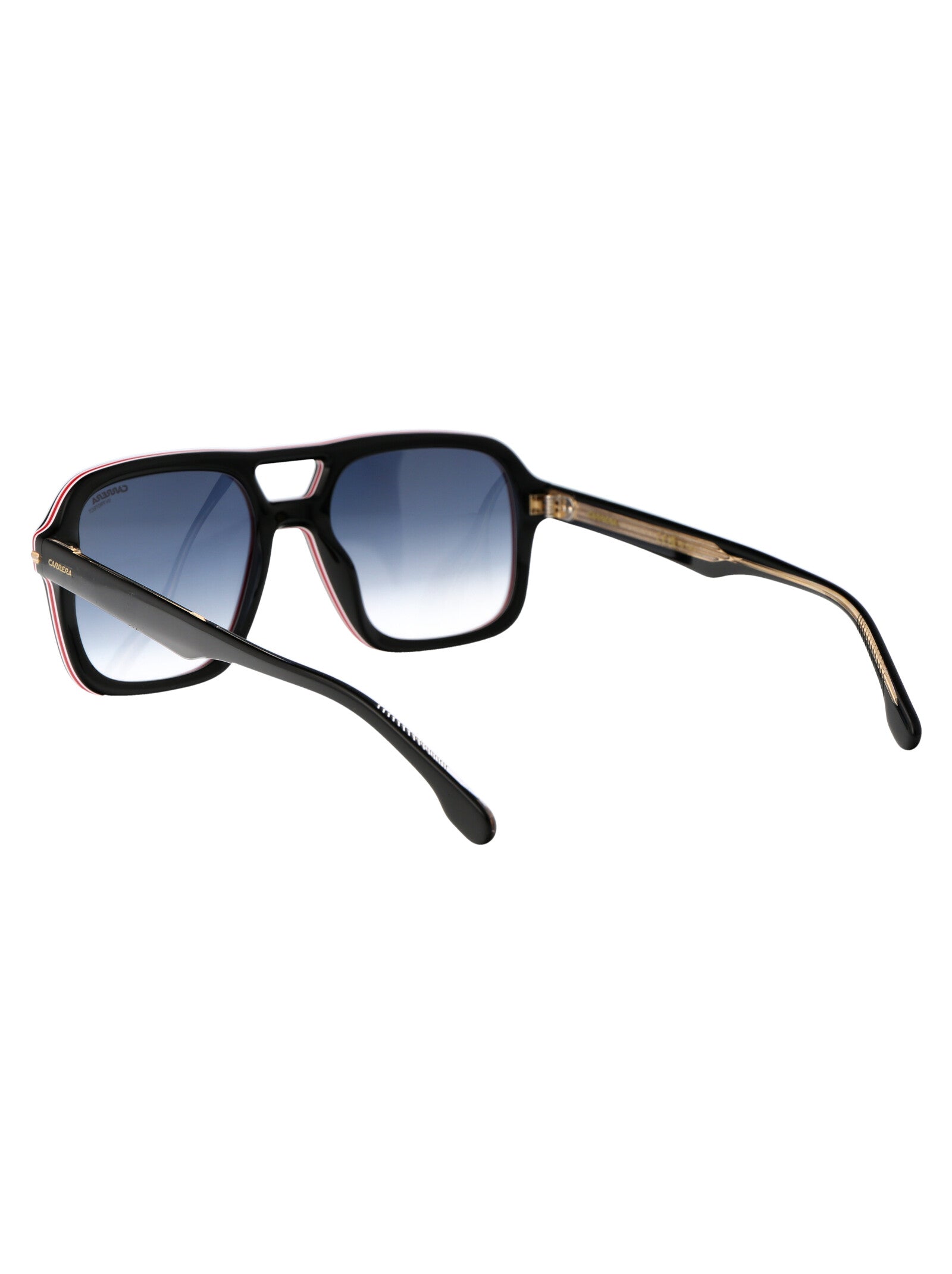 Carrera 317-S Striped Black Acetate Sunglasses