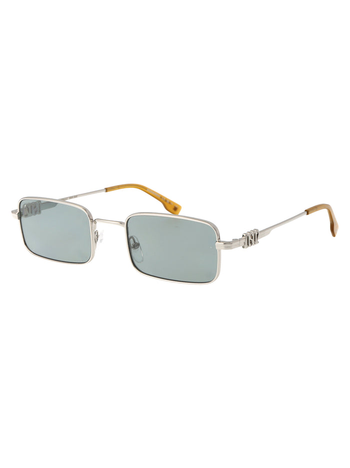 D2 0104-S Ktu Palladium Green Metal Sunglasses