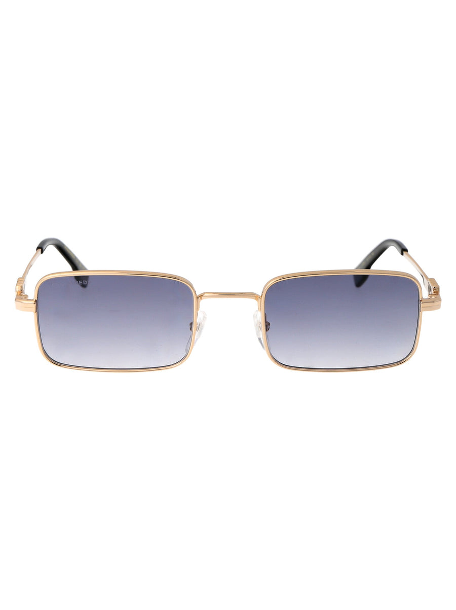 Sunglasses Gold-Blue Metal Gold/blue
