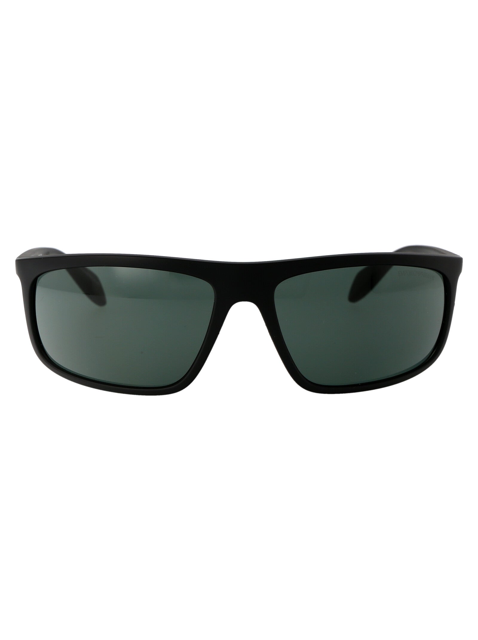 0ea4212u 500171 Matte Black/rubber Green Injected Sunglasses