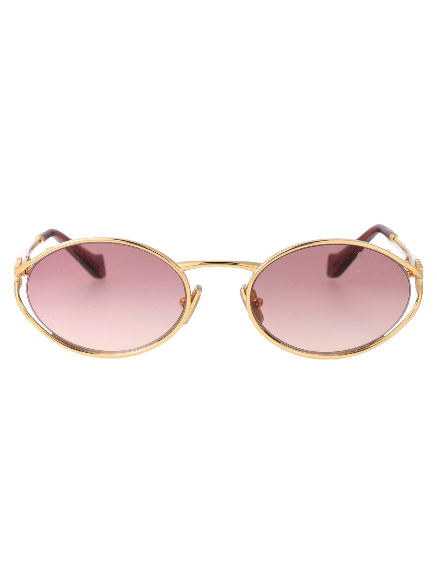 Sunglasses 0mu 52ys Gold Metal