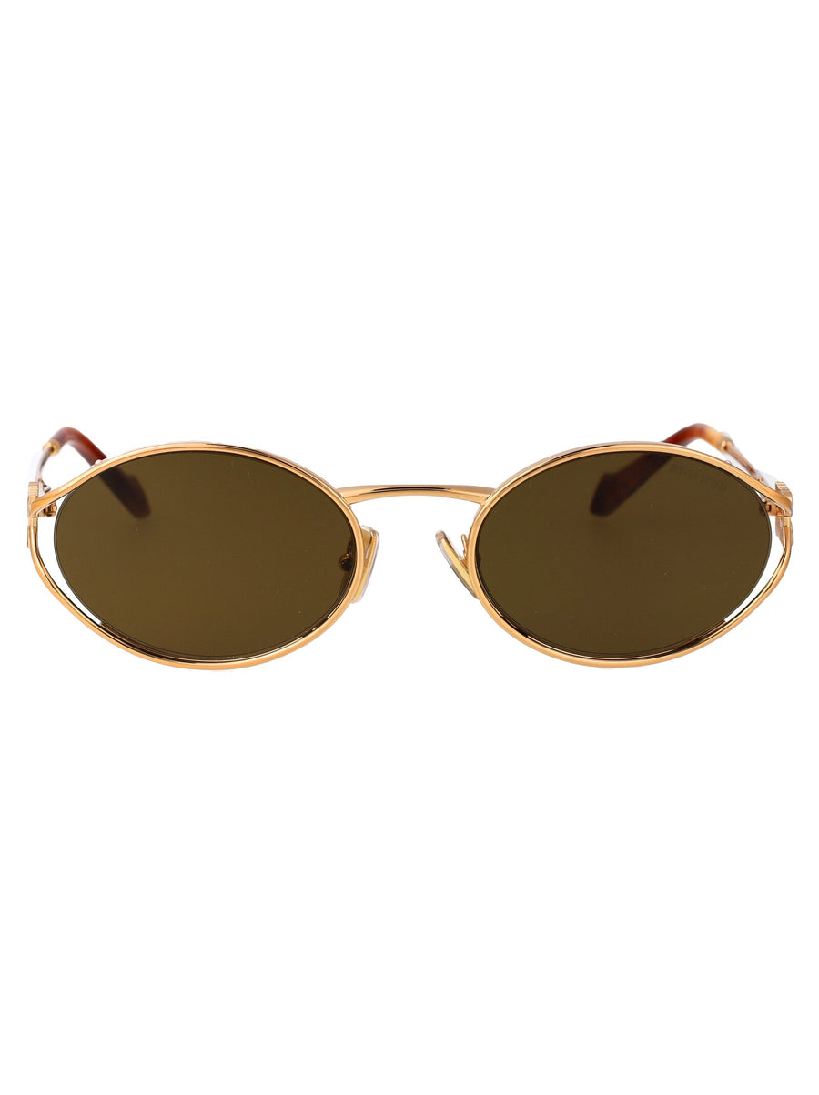 Sunglasses 0mu 52ys Gold Brass Metal