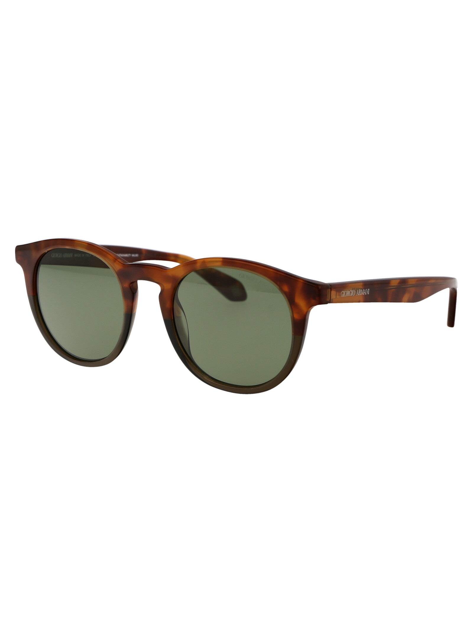 0ar8192 598814 Havana Red/opal Olive Green Acetate Sunglasses