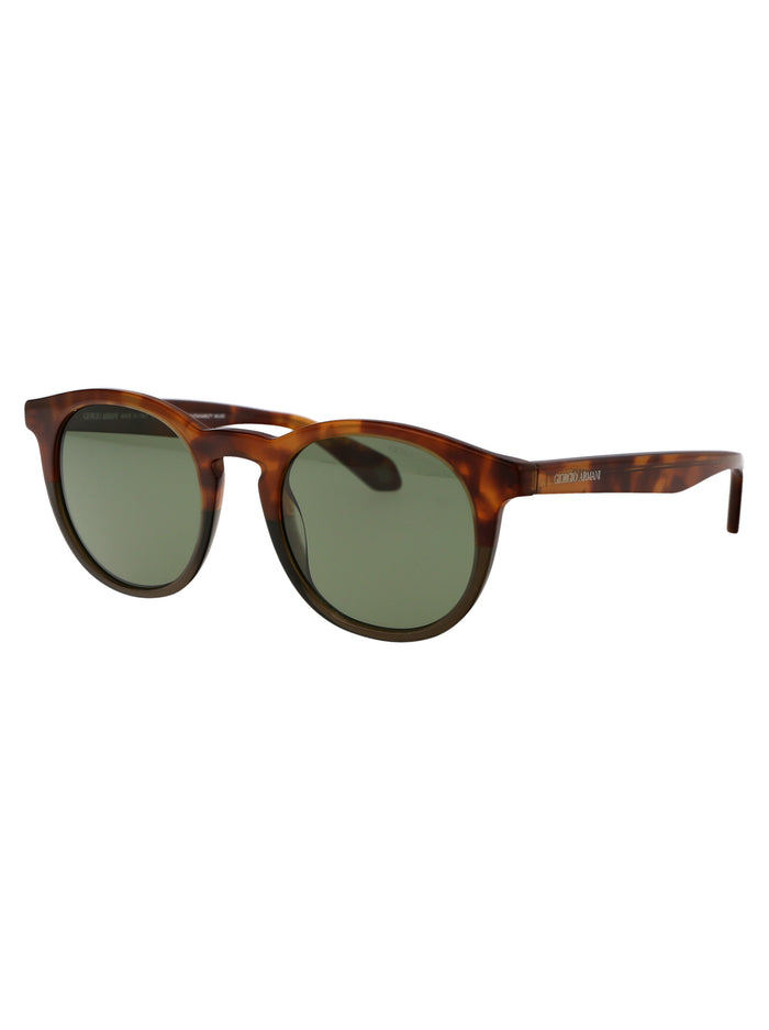 0ar8192 598814 Havana Red/opal Olive Green Acetate Sunglasses