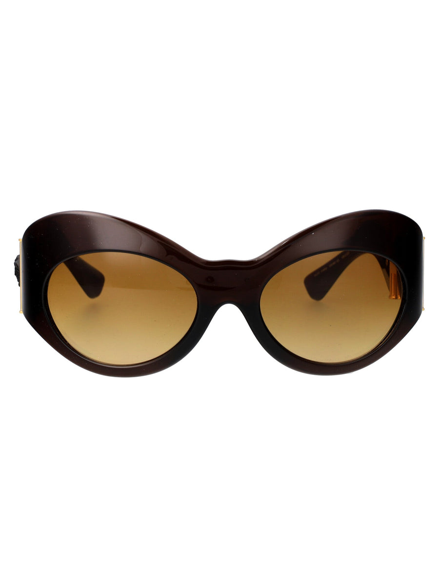 Sunglasses Transparent Brown Injected