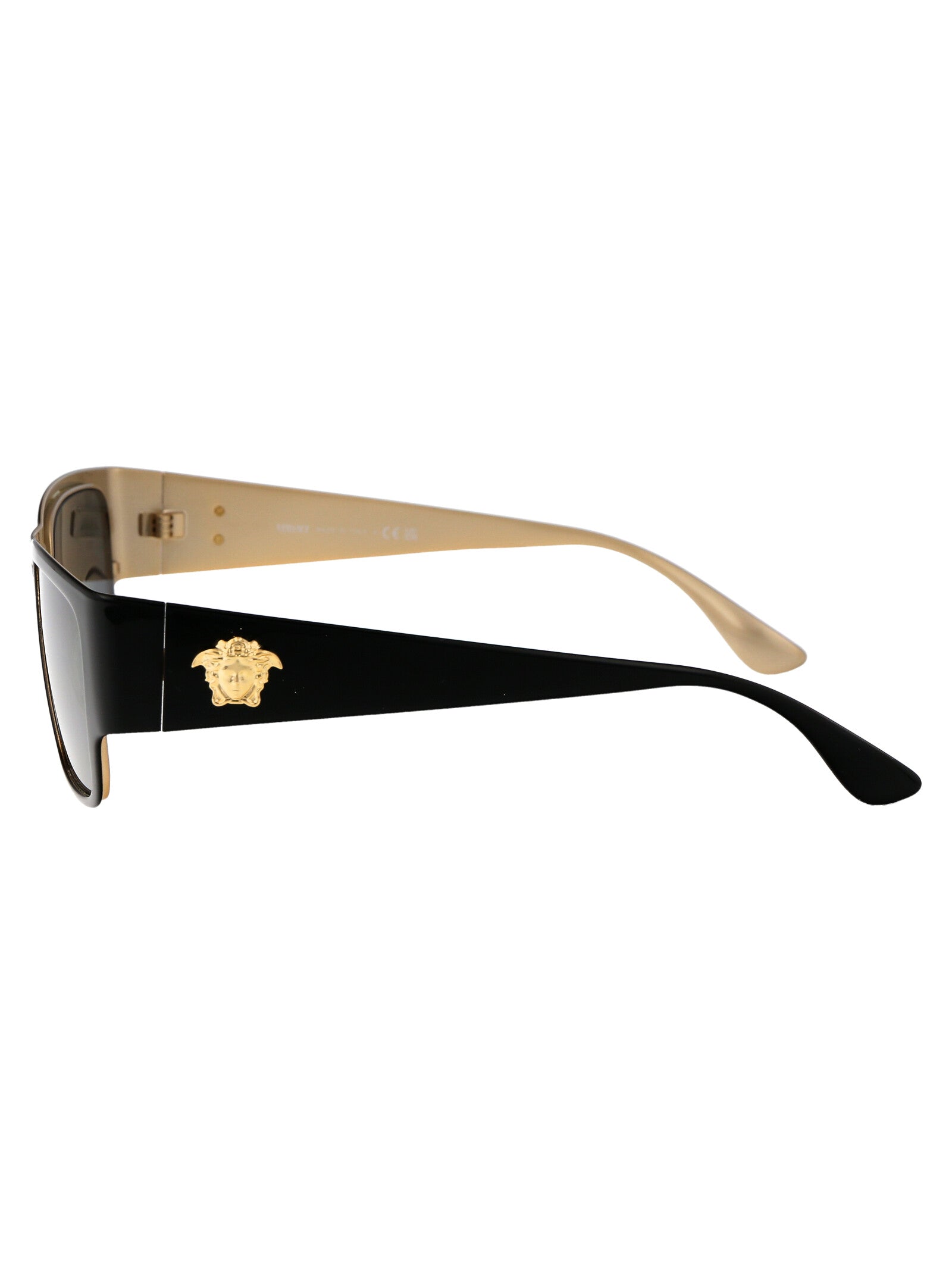 0ve2262 143387 Black Metal Sunglasses