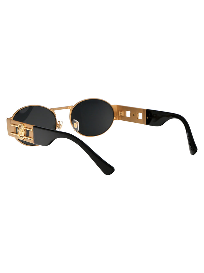 0ve2264 100287 Matte Gold Steel Sunglasses