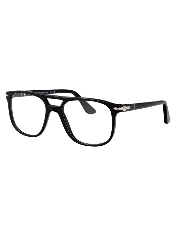 0po3329v 0095 95 Black Acetate Optical