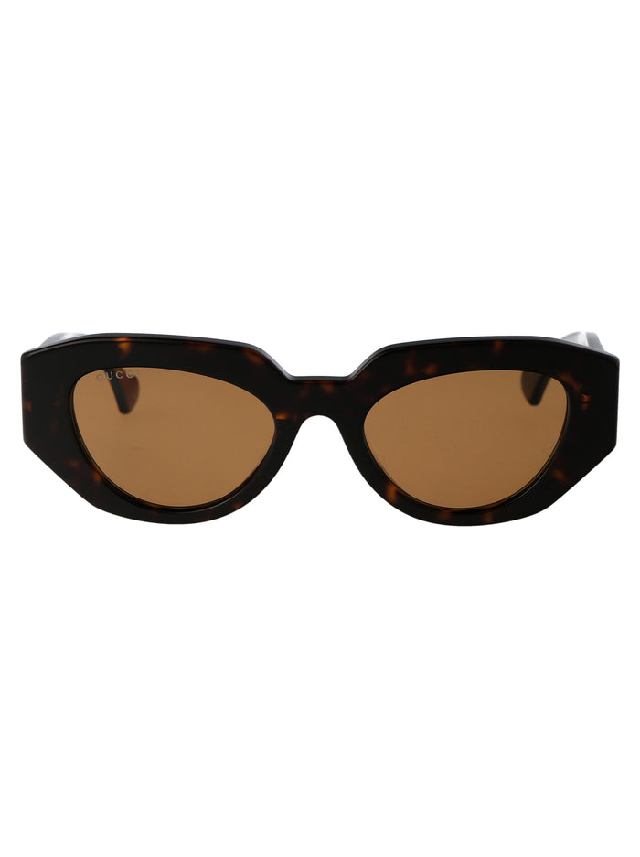 Gg1421s 002 Havana Brown Acetate Sunglasses