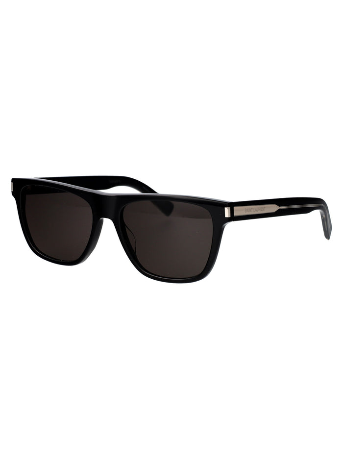 Sl 619 001 Black Crystal Acetate Sunglasses