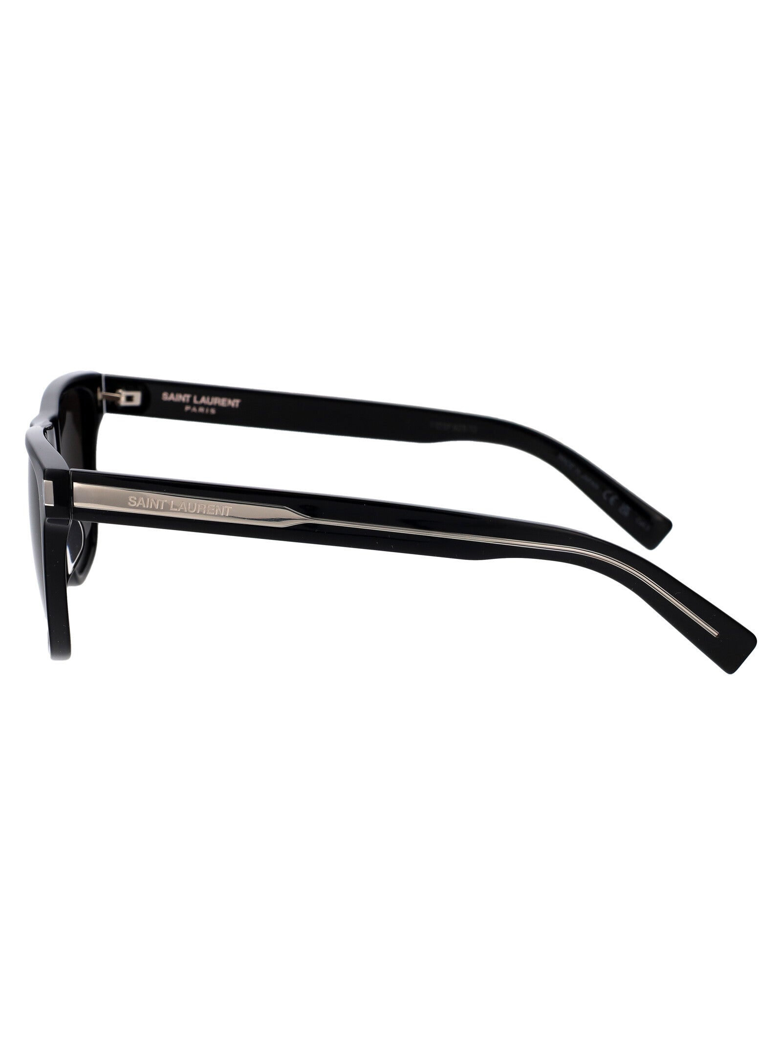 Sl 619 001 Black Crystal Acetate Sunglasses