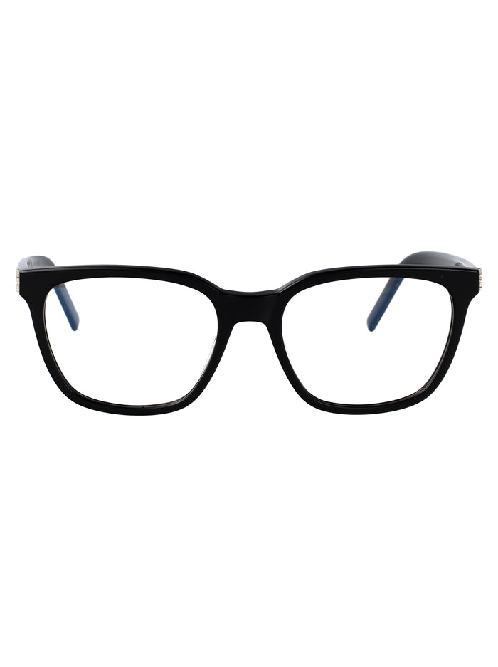 Sl M129 001 Black Transparent Acetate Optical