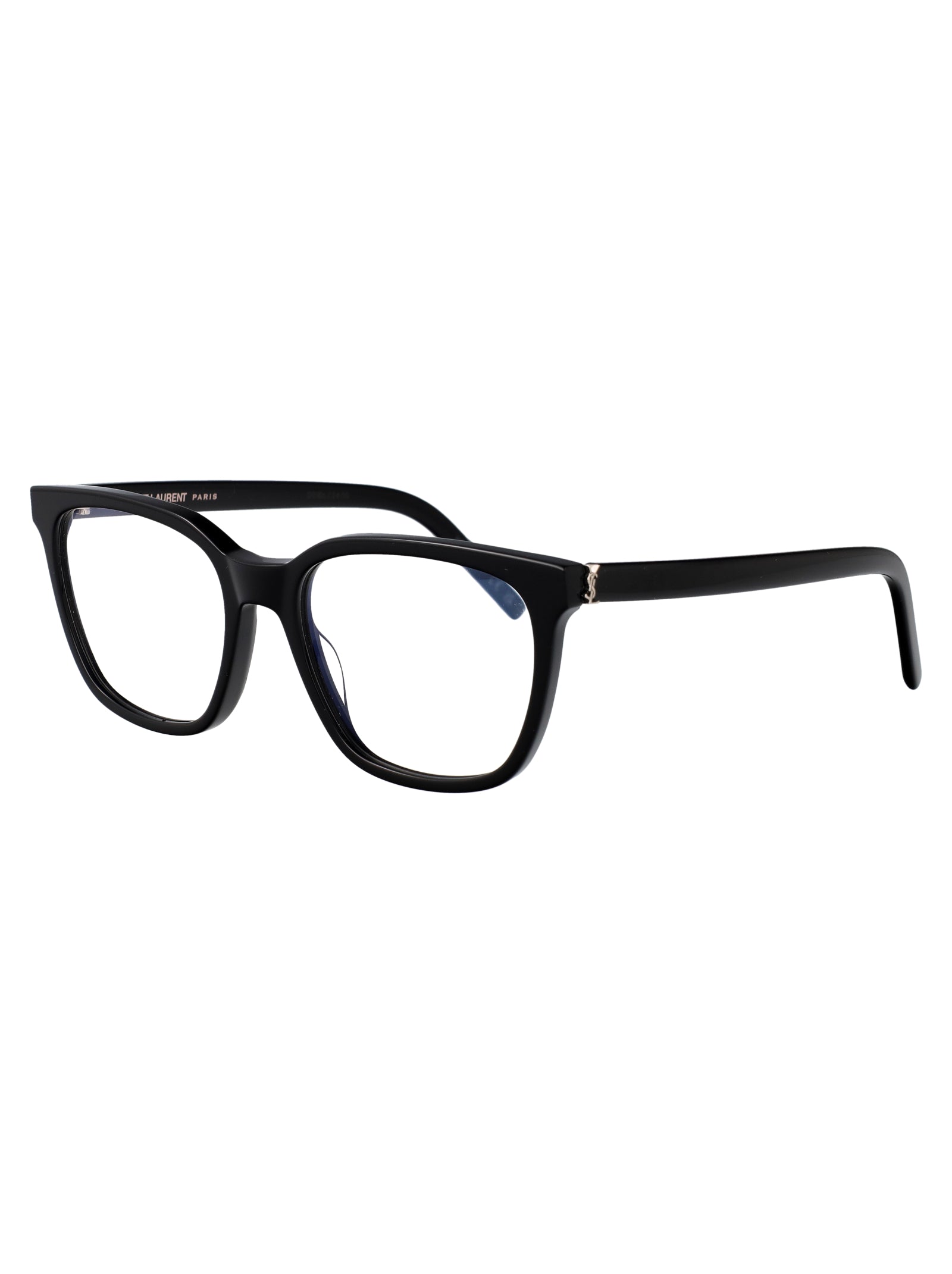 Sl M129 001 Black Transparent Acetate Optical