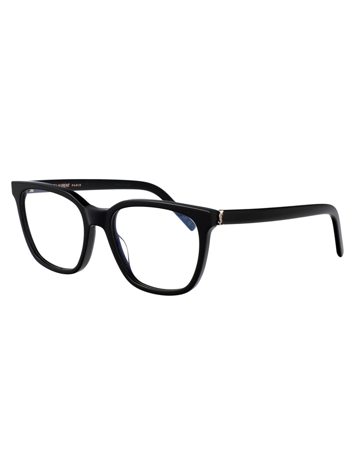 Sl M129 001 Black Transparent Acetate Optical