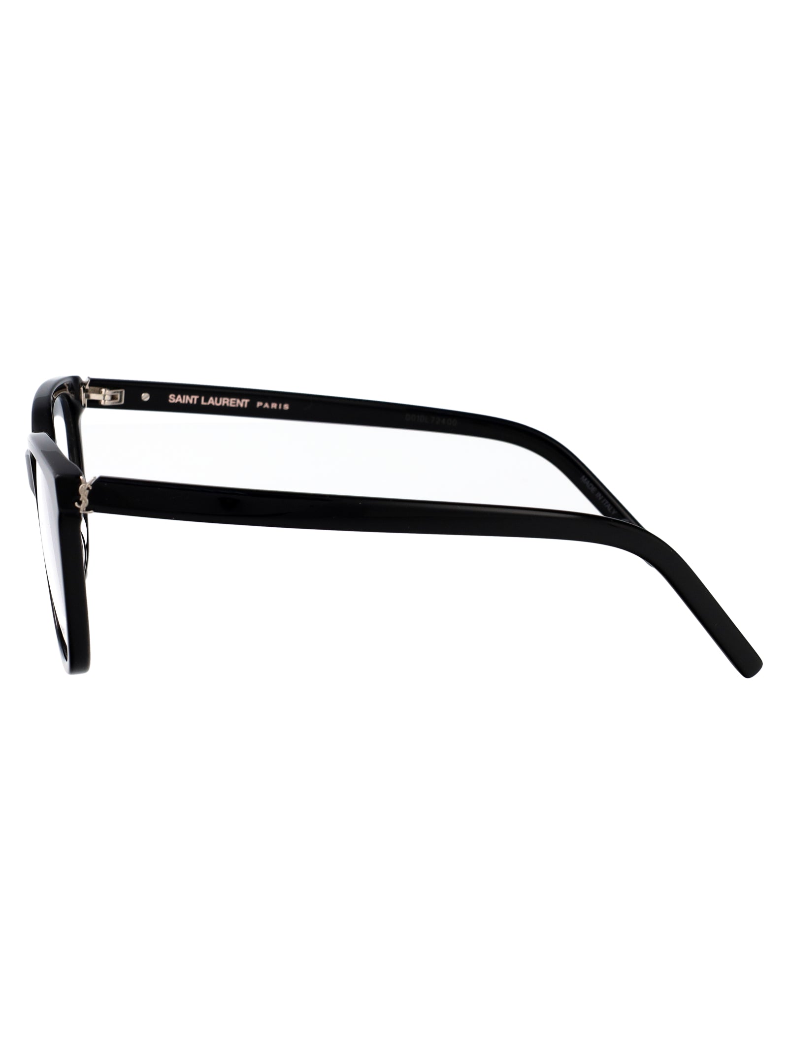 Sl M129 001 Black Transparent Acetate Optical