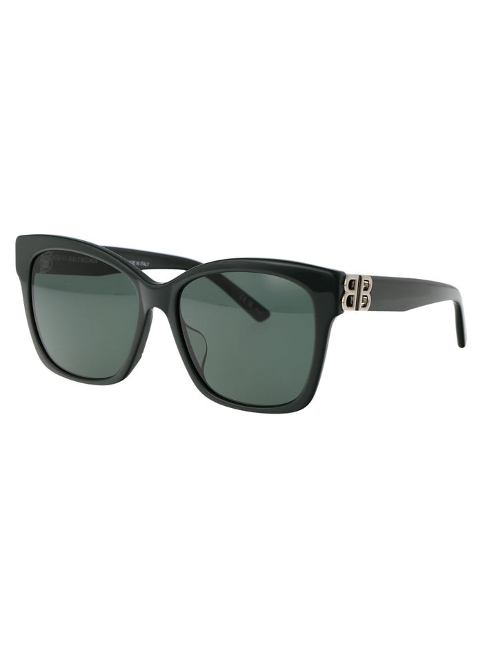 014 Green Silver Acetate Sunglasses