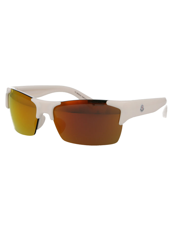 Ml0282 21g Bianco Lucido Acetate Sunglasses