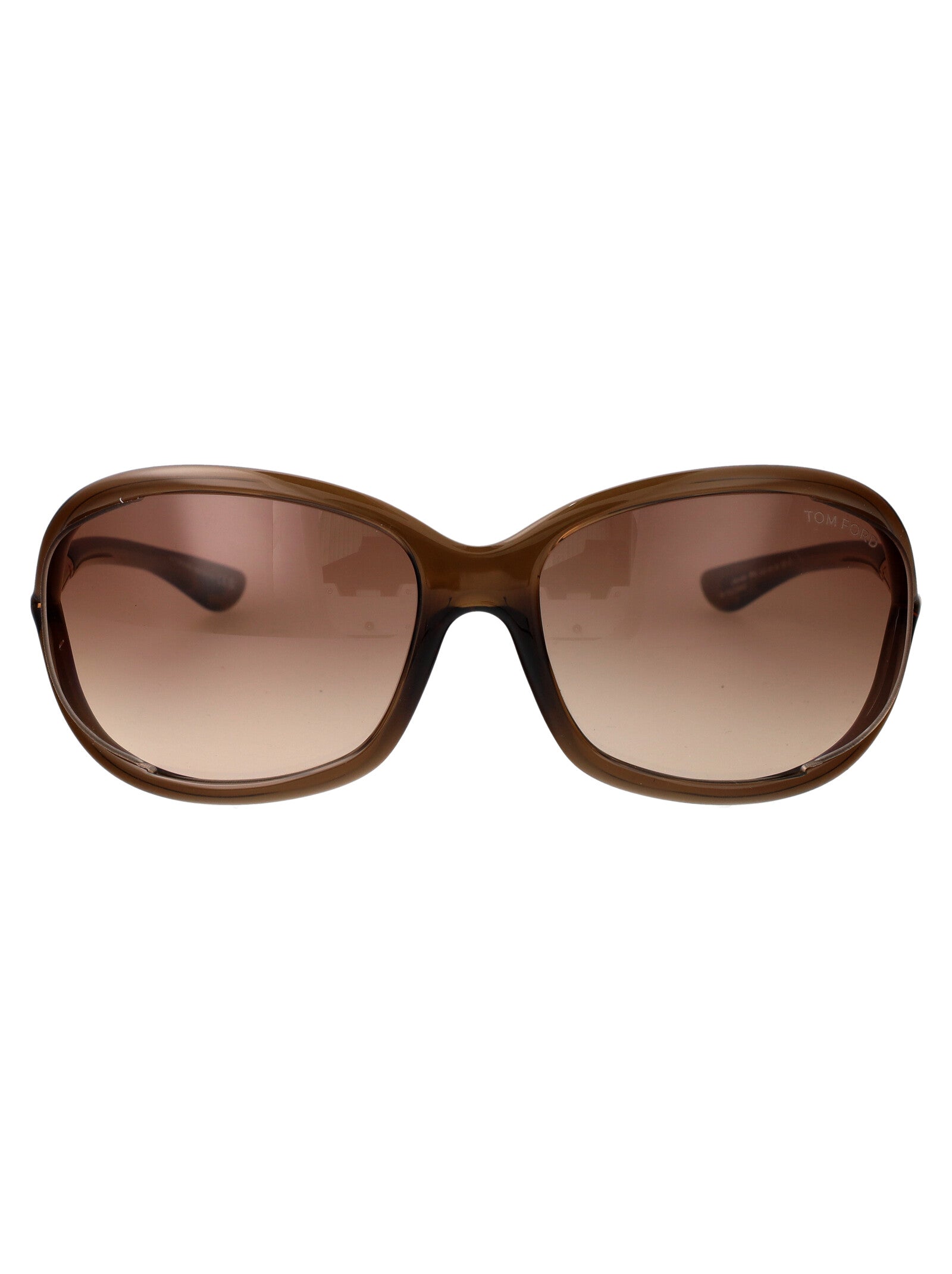 Ft0008 48f Marrone Scuro Luc / Grad Injected Sunglasses