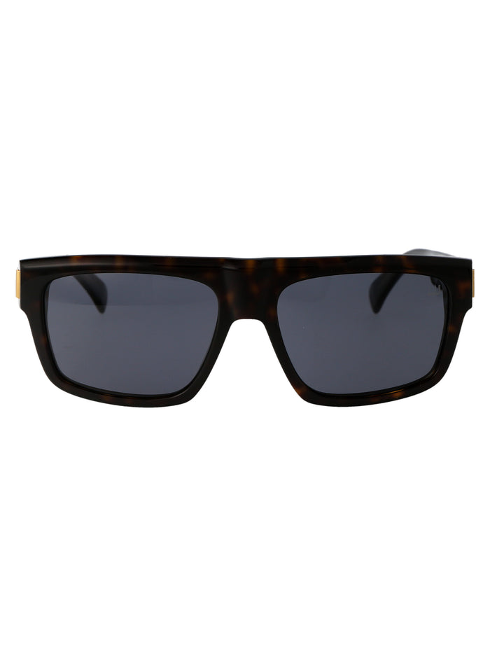 Du0054s 002 Black Gold Brown Acetate Sunglasses
