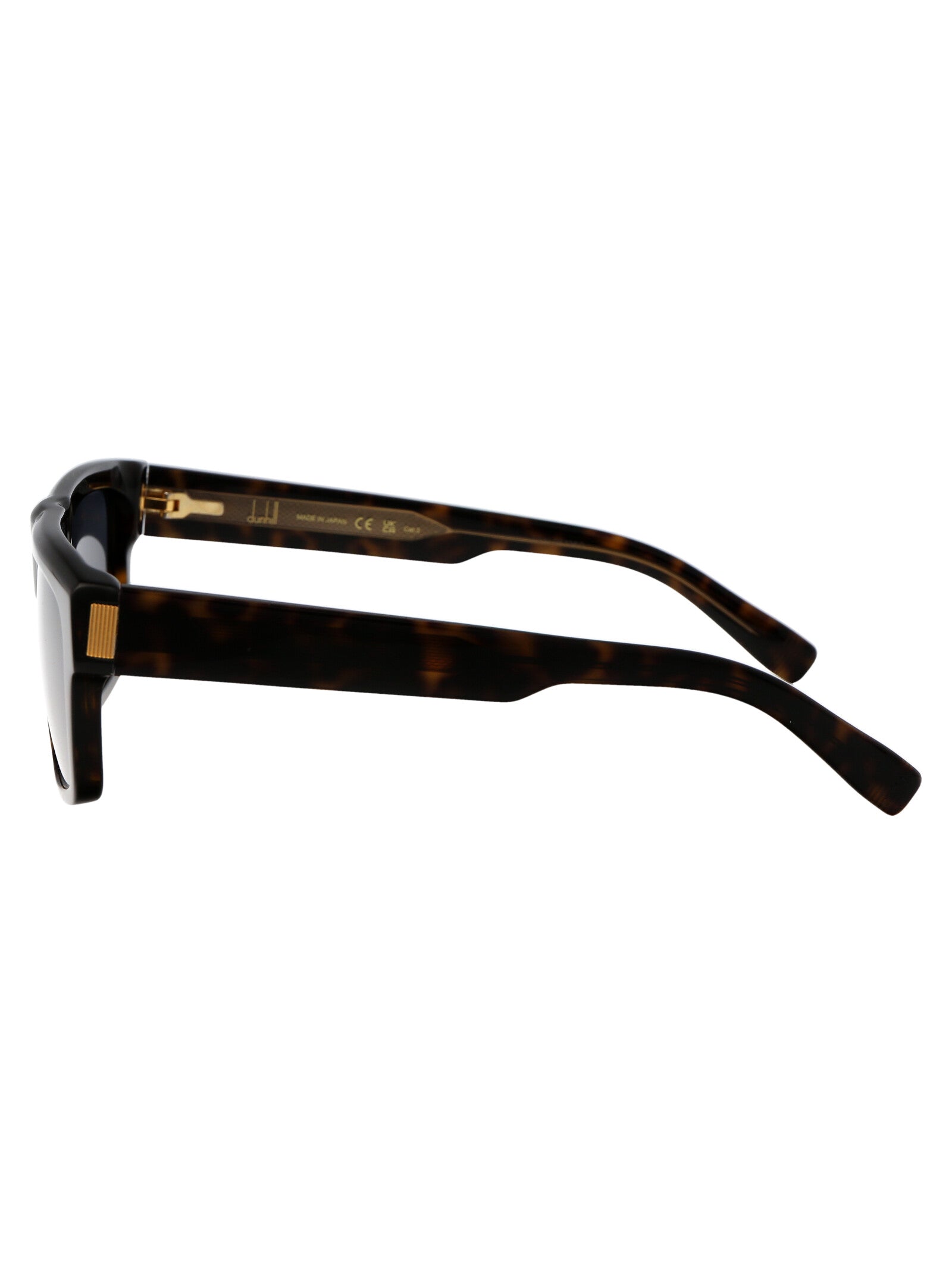 Du0054s 002 Black Gold Brown Acetate Sunglasses