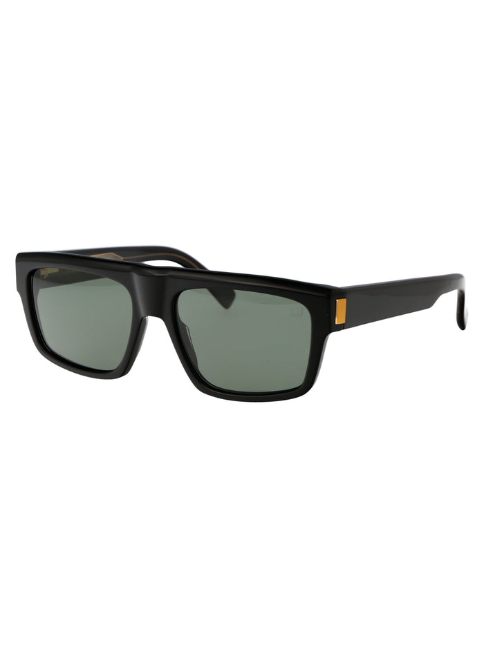 Du0055s 003 Black Green Acetate Sunglasses
