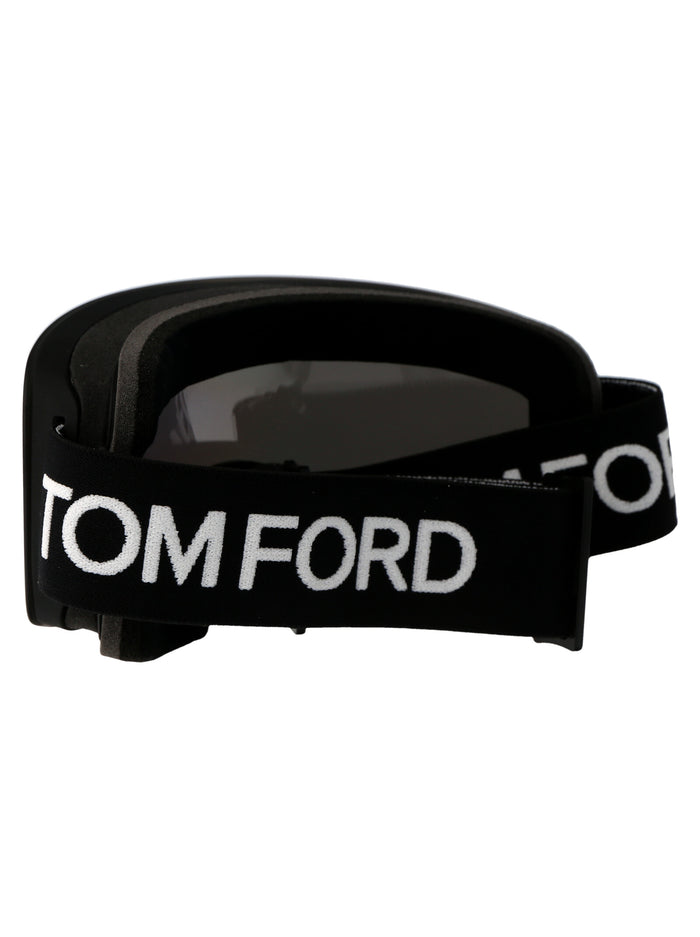 Ft1124 01c Nero Lucido / Fumo Specchiato Injected Sunglasses