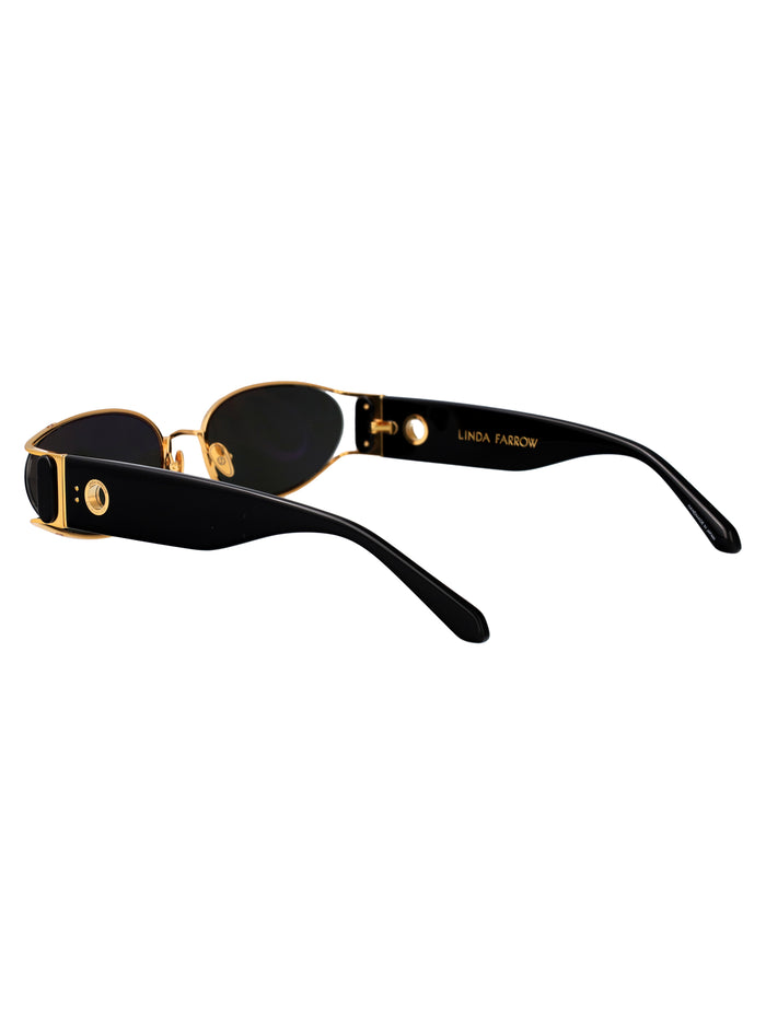 Lfl1157c1sun C1 Yellowgold/black/grey Titanium Sunglasses