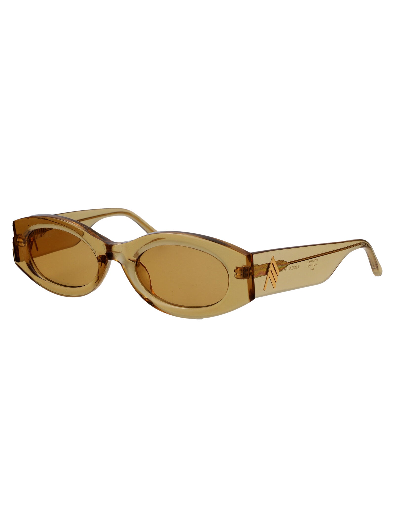 BERTA Orange/silver/orange Acetate Sunglasses