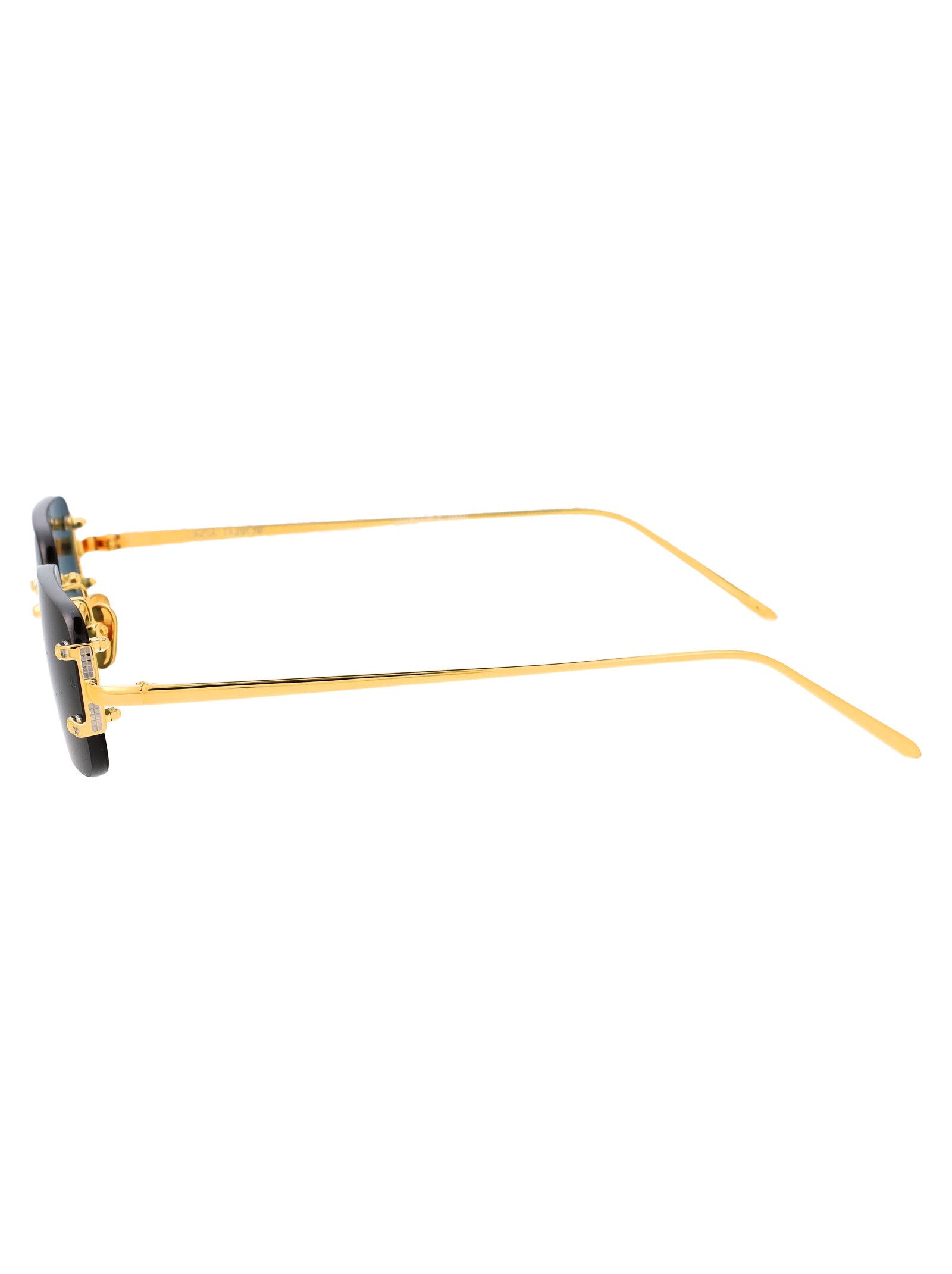 Lfl1131c9sun C9 Yellowgold/whitegold/green Titanium Sunglasses