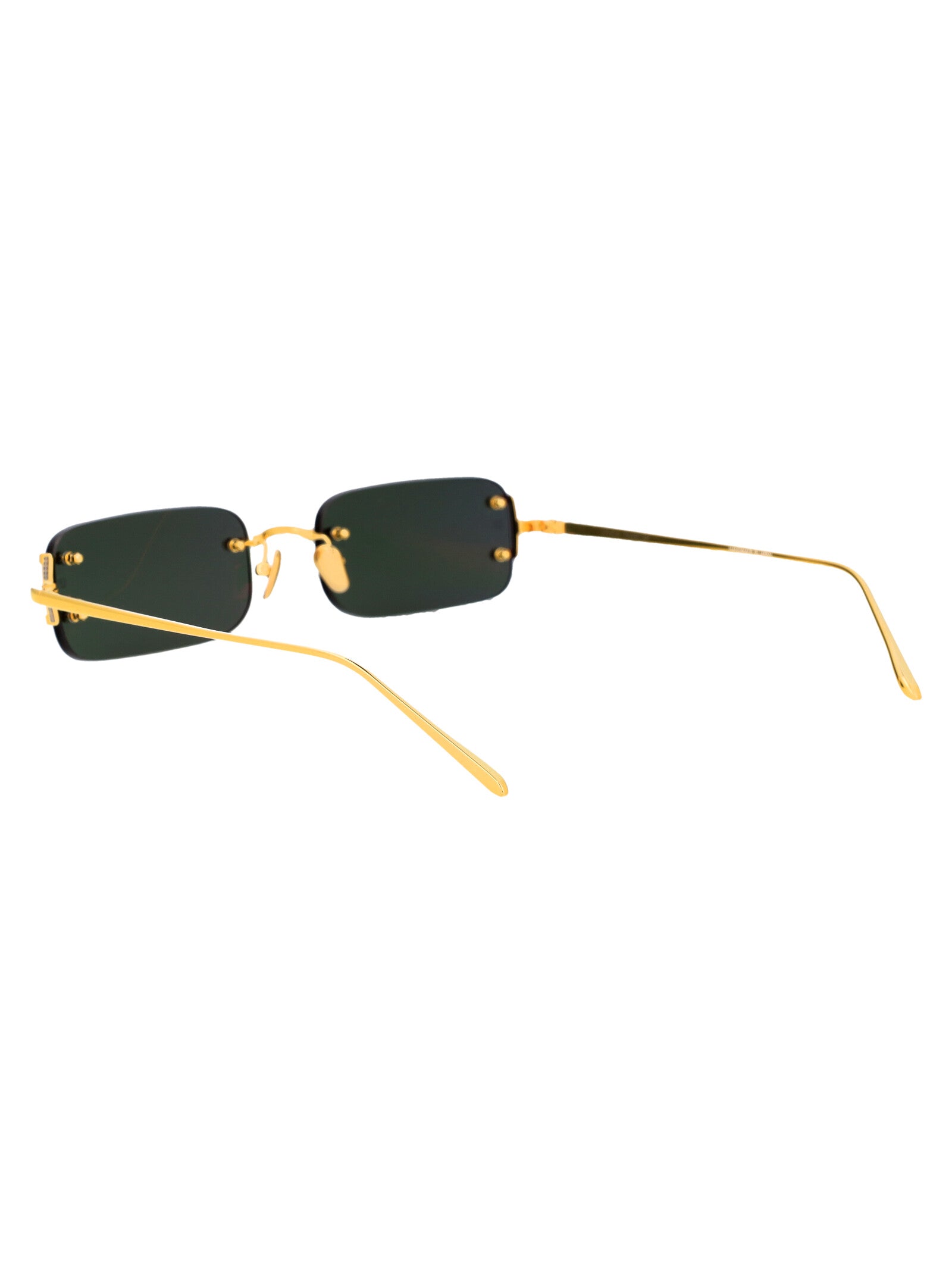 Lfl1131c9sun C9 Yellowgold/whitegold/green Titanium Sunglasses