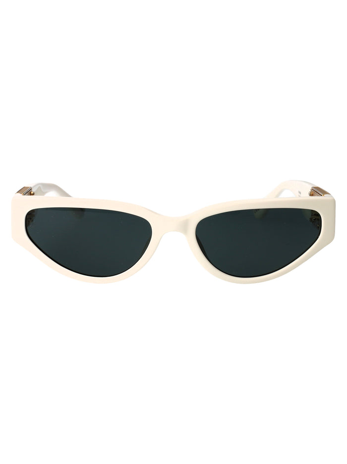 Tomie White/yellowgold/mattyellowgold/deepgreen Acetate Sunglasses