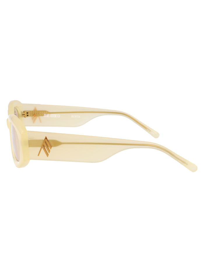 Attico38c9sun C9 Yellow/gold/yellow Acetate Sunglasses