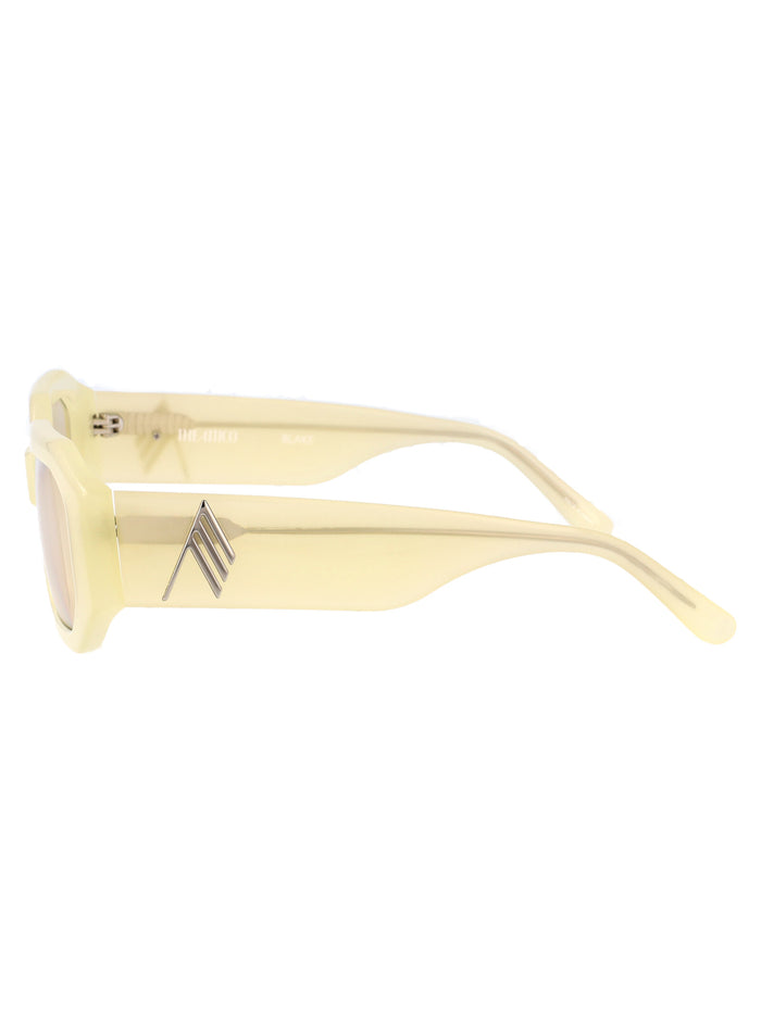 Attico45c5sun C5 Yellow/silver/yellow Acetate Sunglasses