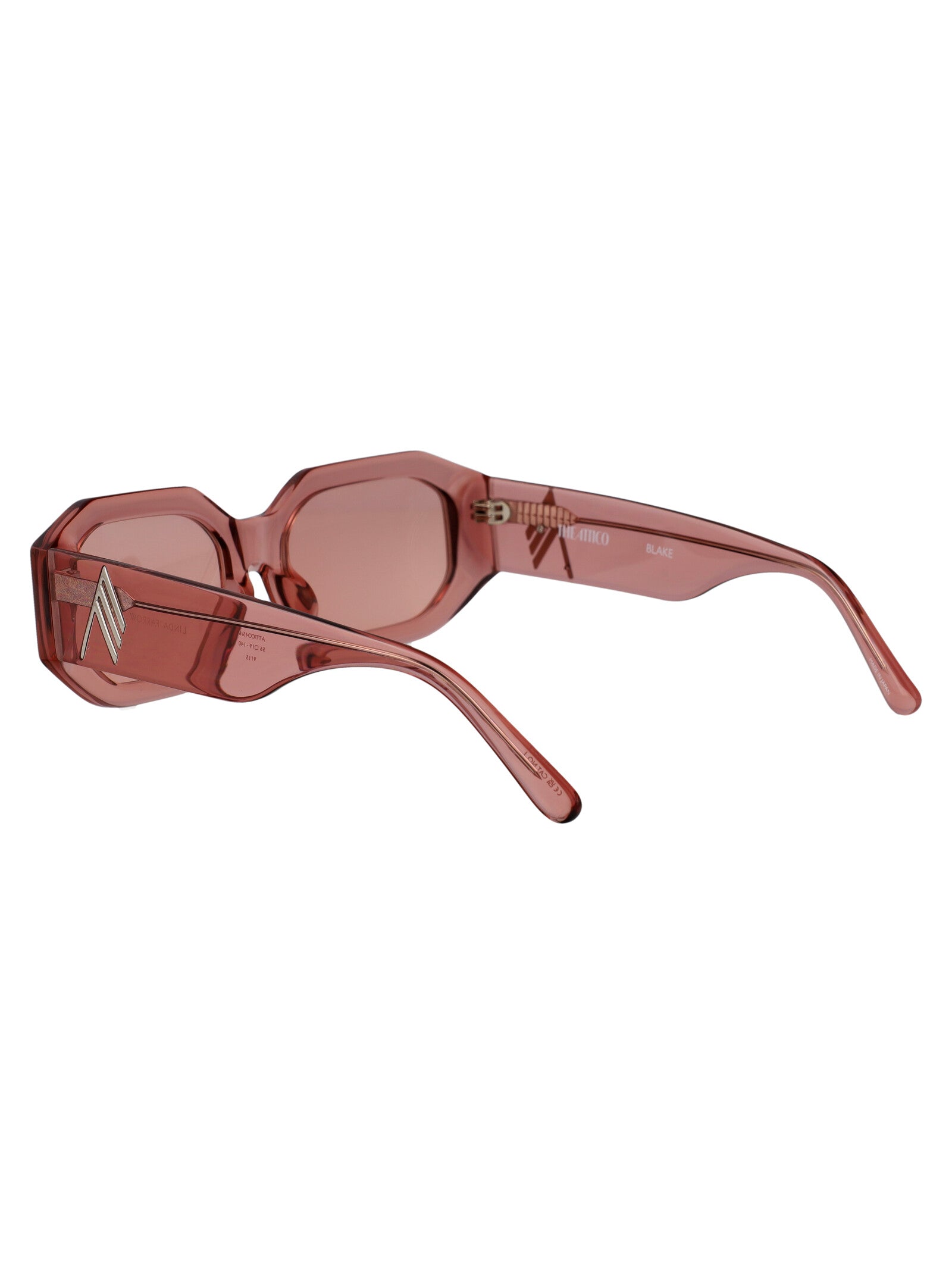Blake Black/silver/grey Acetate Sunglasses