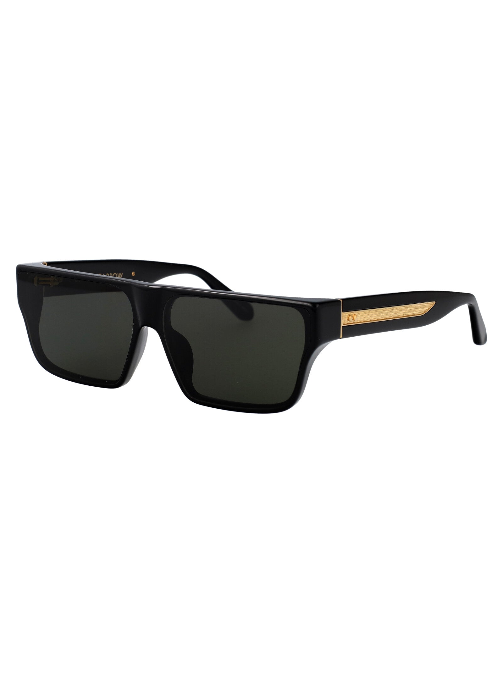 Brady Black/yellowgold/grey Acetate Sunglasses